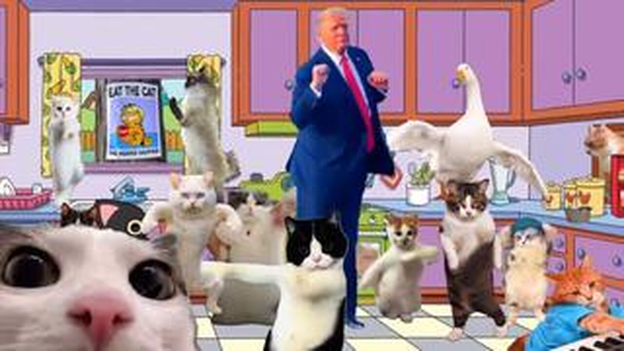 🐱 🐩 Trump's 'EAT THE CAT' (OFFICIAL MUSIC VIDEO) 😜😅