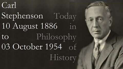 Carl Stephenson and the Second Urbanization of Europe