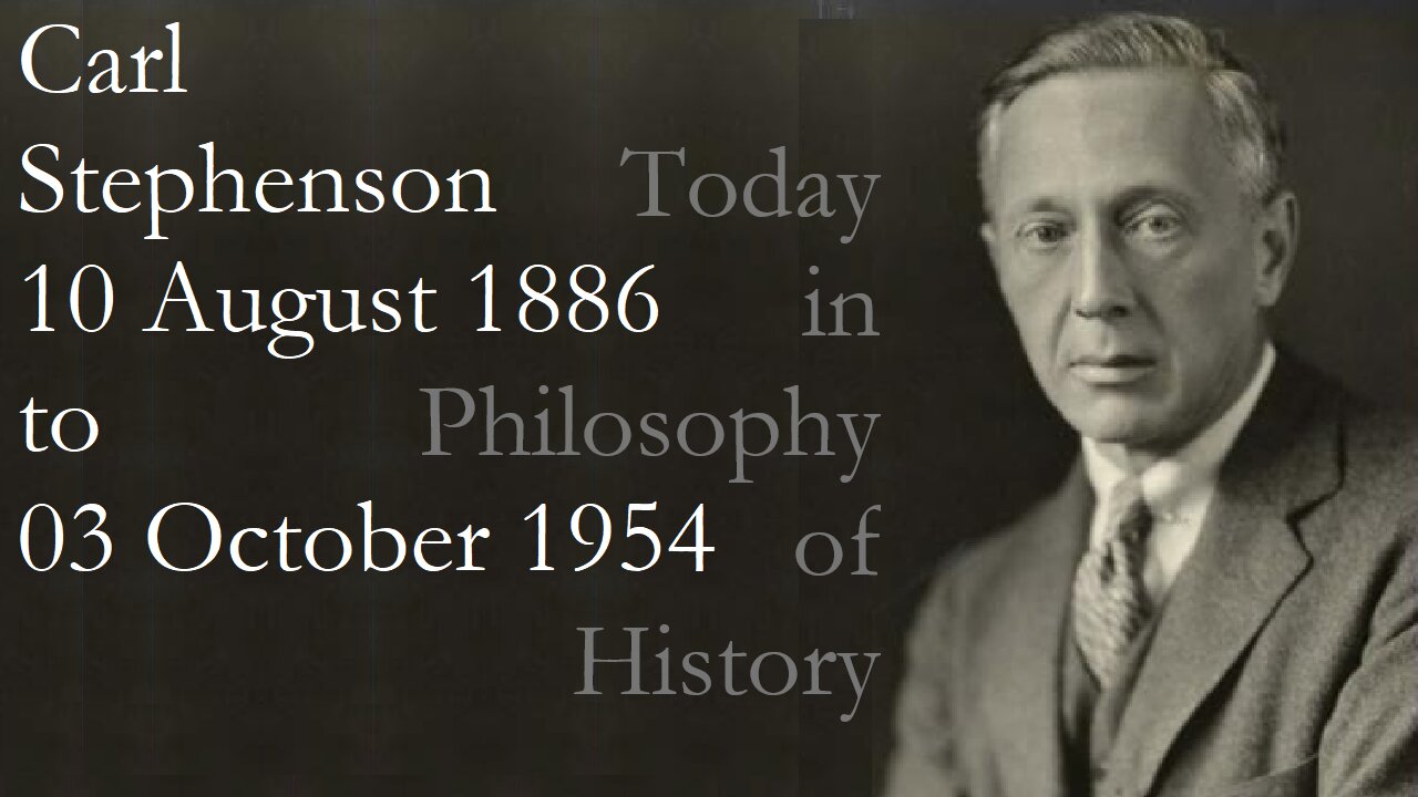 Carl Stephenson and the Second Urbanization of Europe