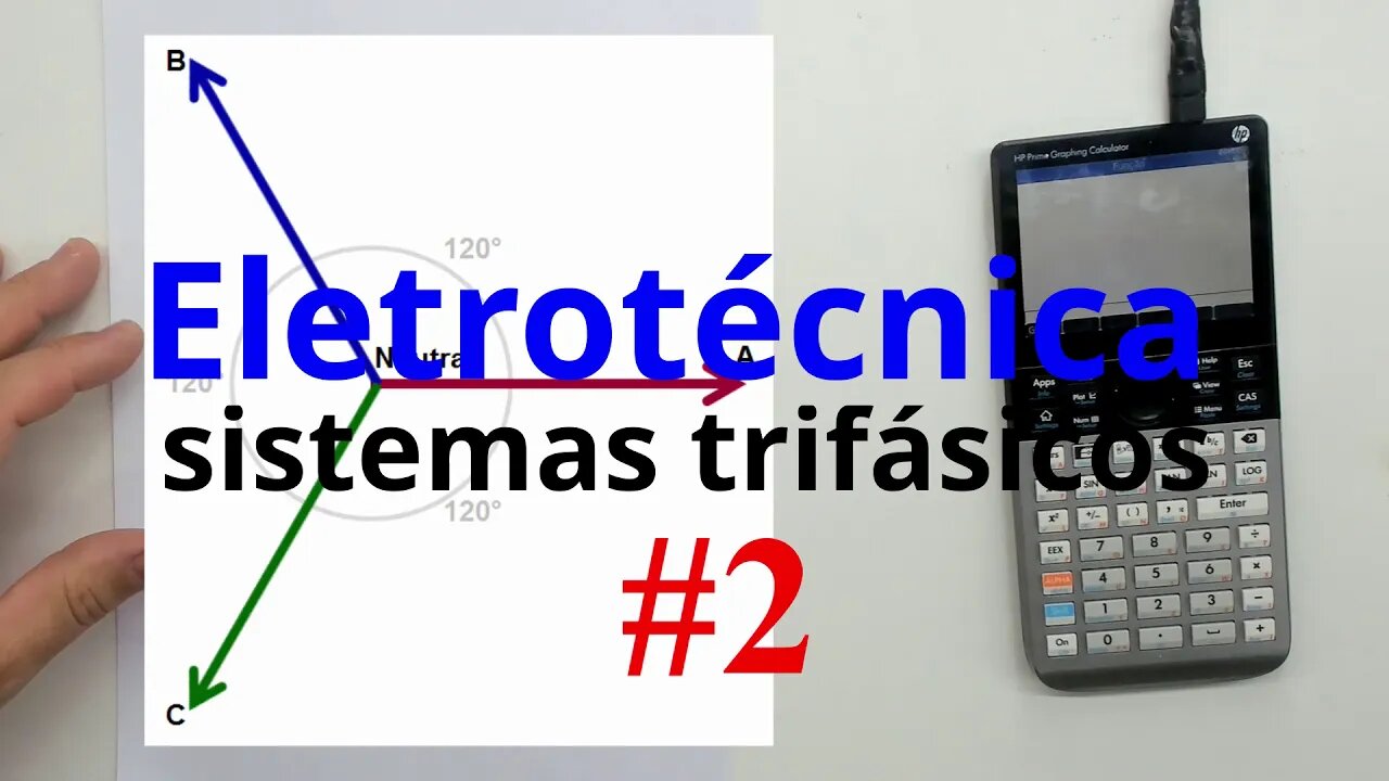 Fases RST - Representação matemática | ELETRICIDADE - Sistemas Trifásicos #02