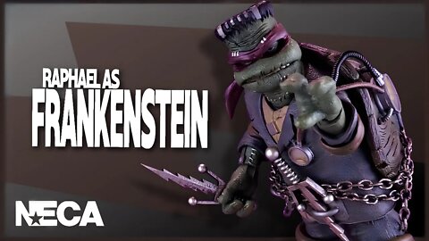 NECA Toys TMNT Universal Monsters Raphael as Frankensteins Monster Figure @The Review Spot