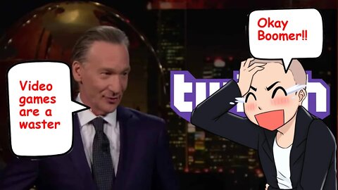 Bill Maher Says Video Games Are A Waste of Time - Okay Boomer!