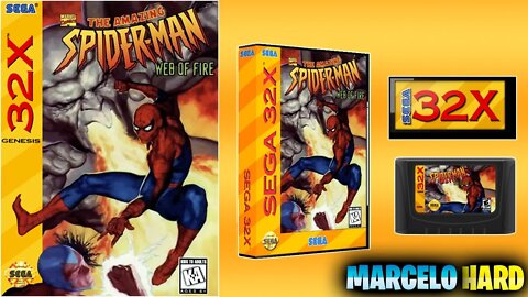The Amazing Spider-Man: Web of Fire - Sega 32x (Demo 1 Minute)
