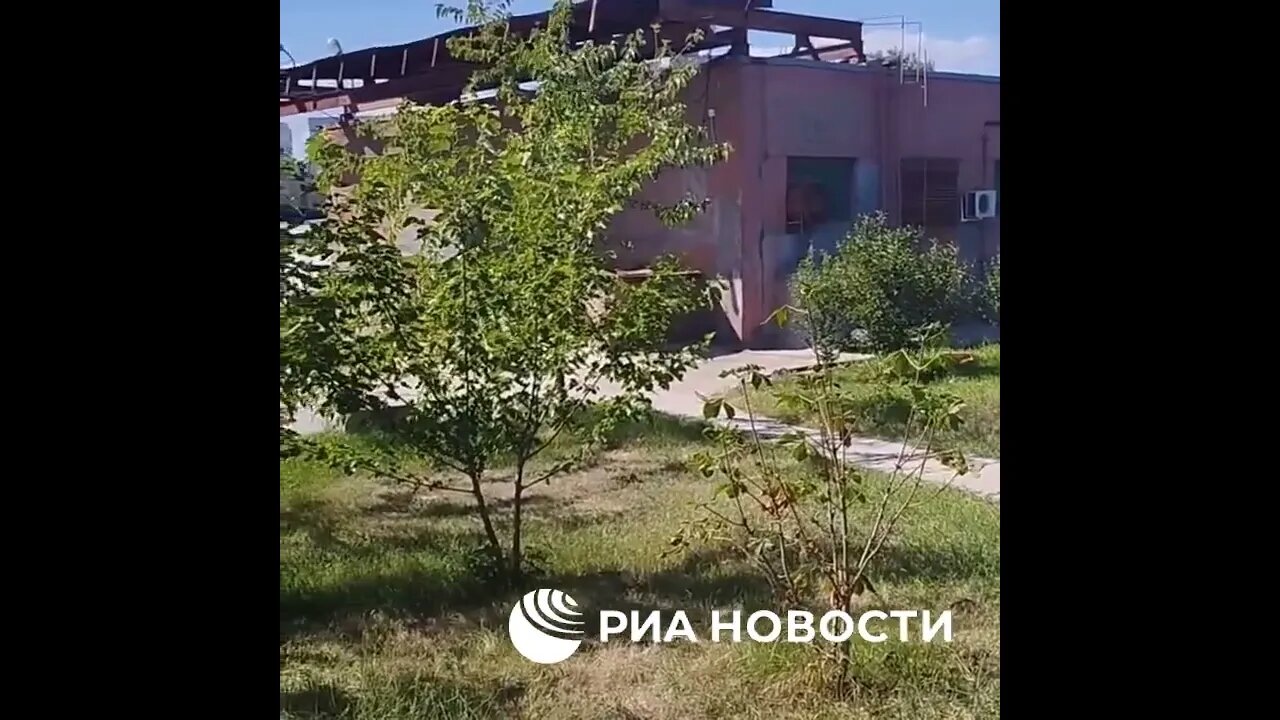 Ukrainian Kamikaze Drones Shot Down Near Zaporozhye Nuclear Plant & The City's Utility Building Pt.2