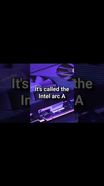 Intel's New Arc A380 Graphics Card Just Released #Shorts