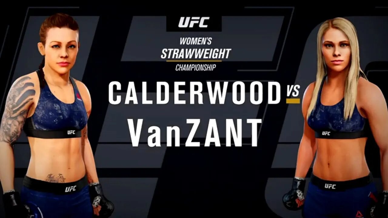 EA Sports UFC 3 Gameplay Paige VanZant vs Joanne Calderwood