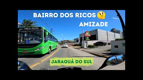 Do bairro Amizade até Três Rios do Sul. *Do mercado Rancho Bom ao Mercado Rancho Bom*