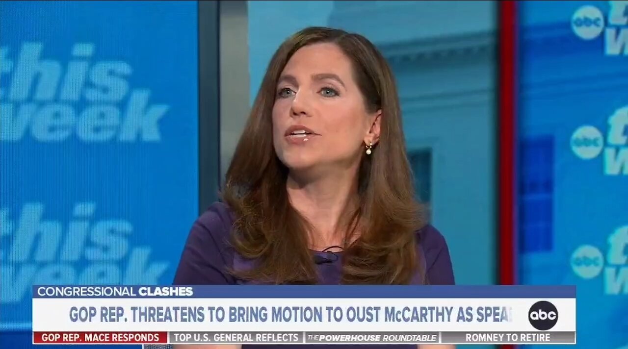 Rep Nancy Mace: Everything's On The Table Including Ousting Speaker McCarthy