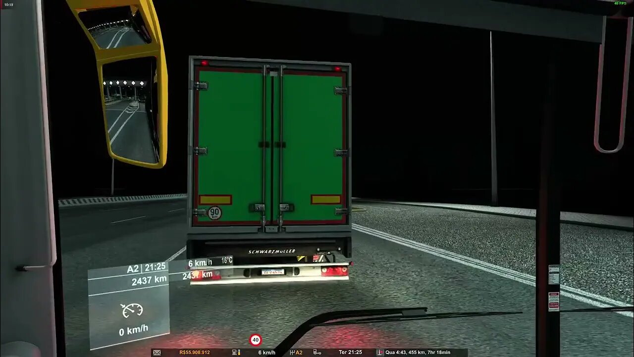 CURITIBA/PR x FRANCISCO BELTRÃO/PR - EAA 6.4 - EURO TRUCK SIMULATOR 2 1.43