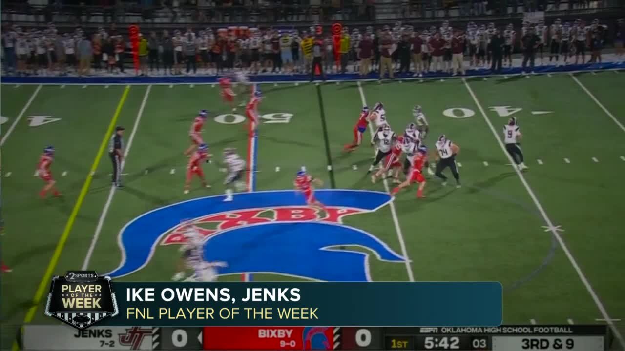Player of the Week Ike Owens, Jenks