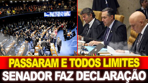 SENADOR FAZ DECLARAÇÃO URGENTE !! STF PASSOU DOS LIMITES... CAOS TOTAL NO BRASIL !