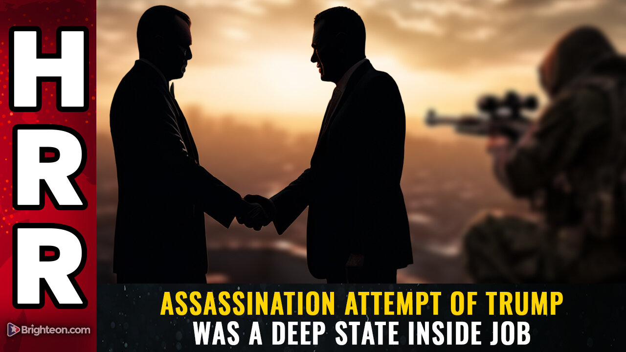 Assassination attempt of Trump was a deep state INSIDE JOB