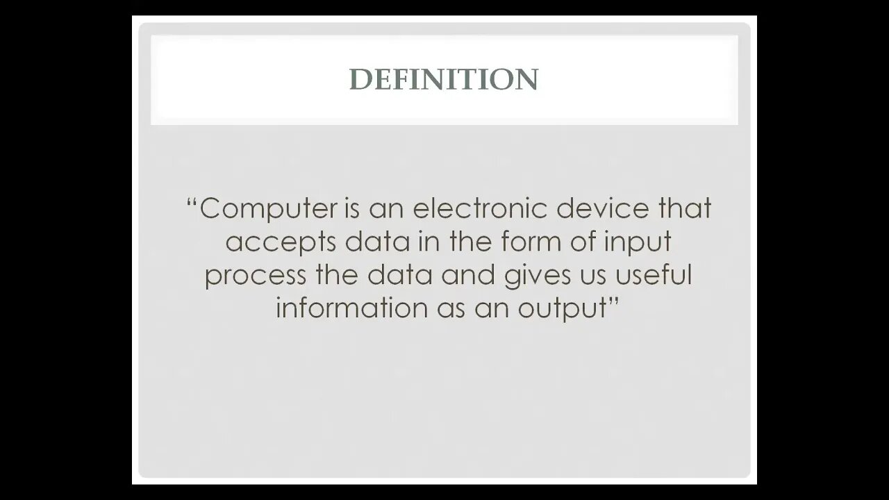 Computer 8th Lec 1 Ch 1 What is computer
