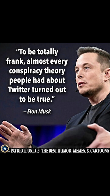 Elon Musk calls out Deep State hunter biden laptop conspiracy theory to be true