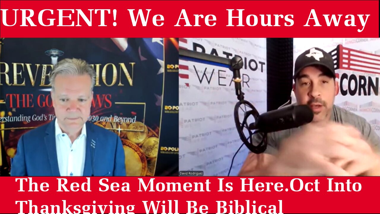 URGENT! We Are Hours Away.. The Red Sea Moment Is Here.Oct Into Thanksgiving Will Be Biblical