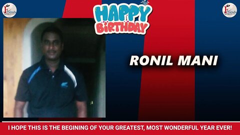 Happy Birthday Ronil Mani Ji