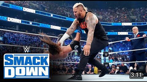 THE JUDGEMENT DAY Feed AJ STYLE to Solo sikao : smack down highlights