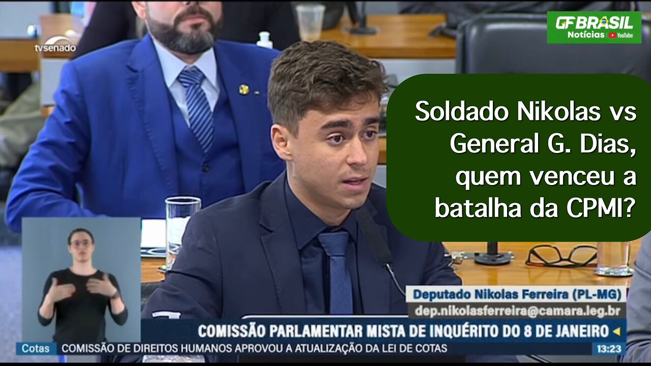 Soldado Nikolas vs General G. Dias, quem venceu a batalha da CPMI?