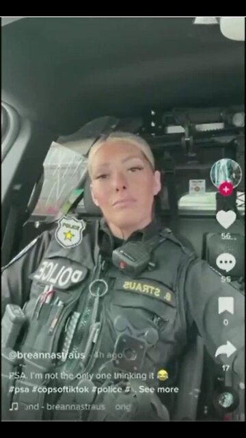 Pretentious 'Female' cop brags how they CAN speed and abuse power