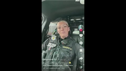 Pretentious 'Female' cop brags how they CAN speed and abuse power