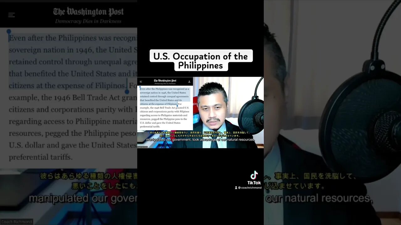 U.S. Occupation of the Philippines - Biased Media: A Threat to Critical Thinkers