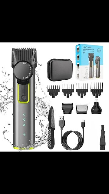 ANNUAL SALE! RESUXI 677 Professional Household 4 in 1 Hair Trimmer