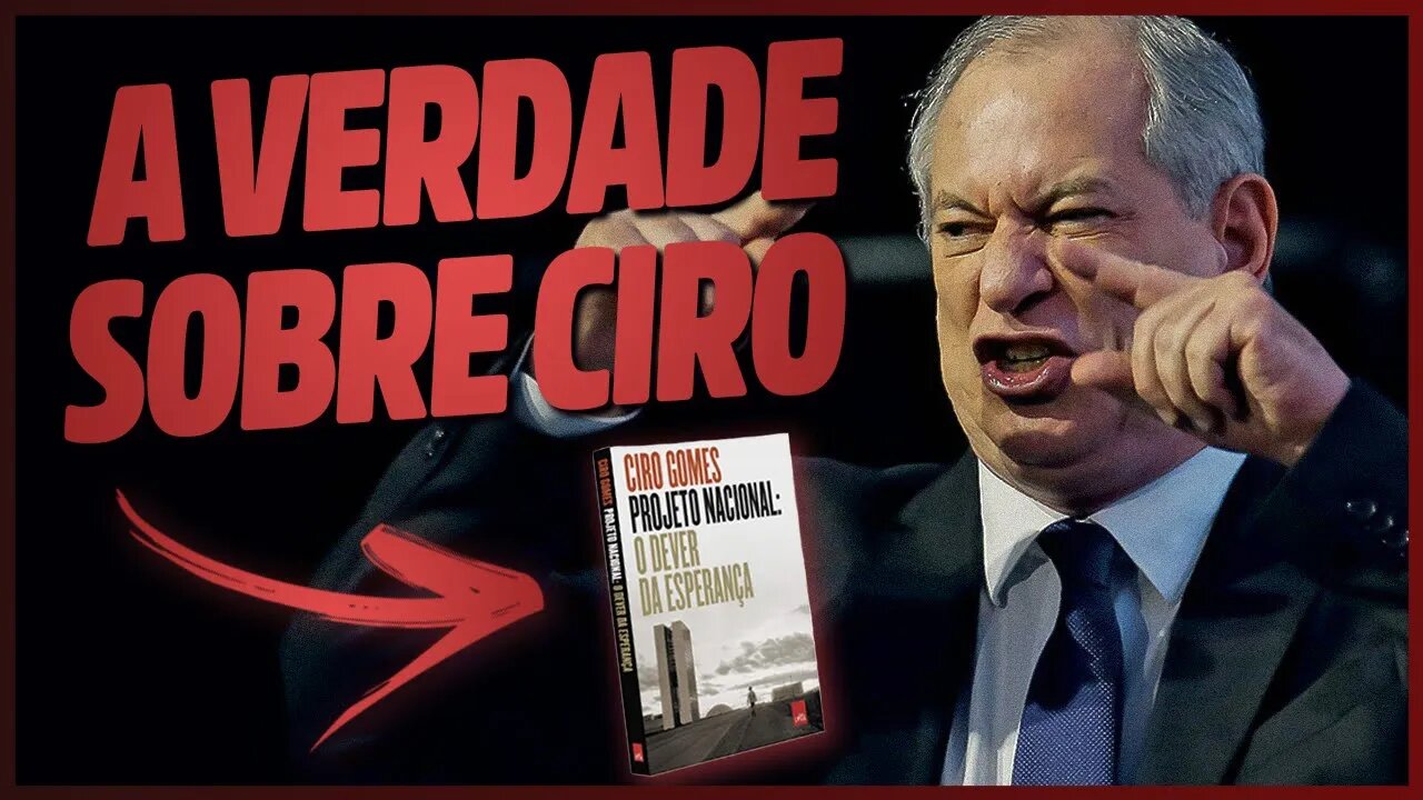 QUEM É CIRO? REFUTEI AS IDEIAS DO SEU LIVRO!