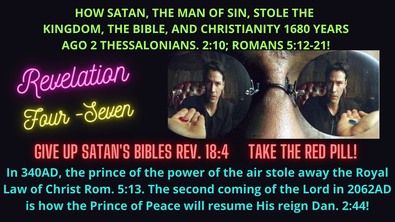 HOW SATAN, THE PRINCE OF THE POWER OF THE AIR, HAS RULED OVER THIS WORLD SINCE 340AD 2 Thess. 2:10!