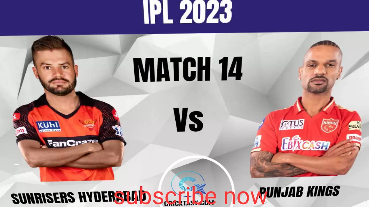 ipl 2023 match 14 pbks vs srh highlights