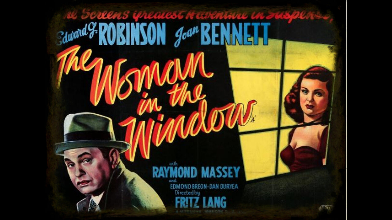 The Woman In the Window 1944 | Crime | Drama | Film Noir | Hollywood Classic Movies