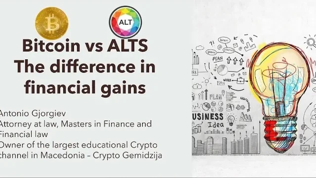 Crypto Hub Malta presentation - Bitcoin vs Altcoins