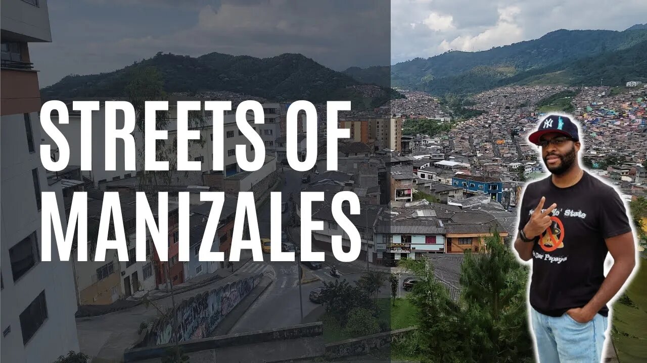 Street Walking Tour Around Manizales Colombia