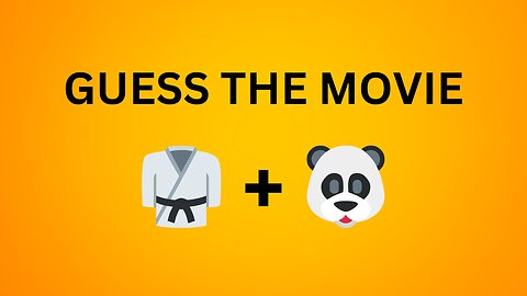 Can you guess the movie by emoji?