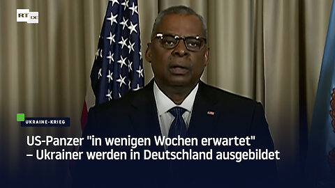 US-Panzer "in wenigen Wochen erwartet" – Ukrainer werden in Deutschland ausgebildet
