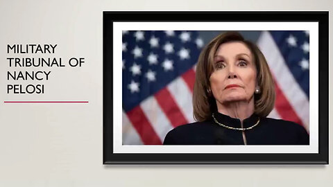 Military Tribunal Of Nancy Pelosi