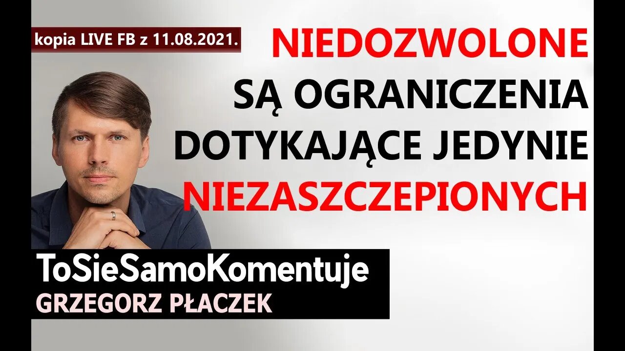 Niedozwolone są ograniczenia dotykające jedynie niezaszczepionych. Gdzie leży prawda Polko i Polaku?