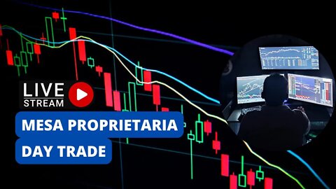 🔴Day Trade e Mercado ao vivo Mini Índice Operando Por Mesa Proprietária