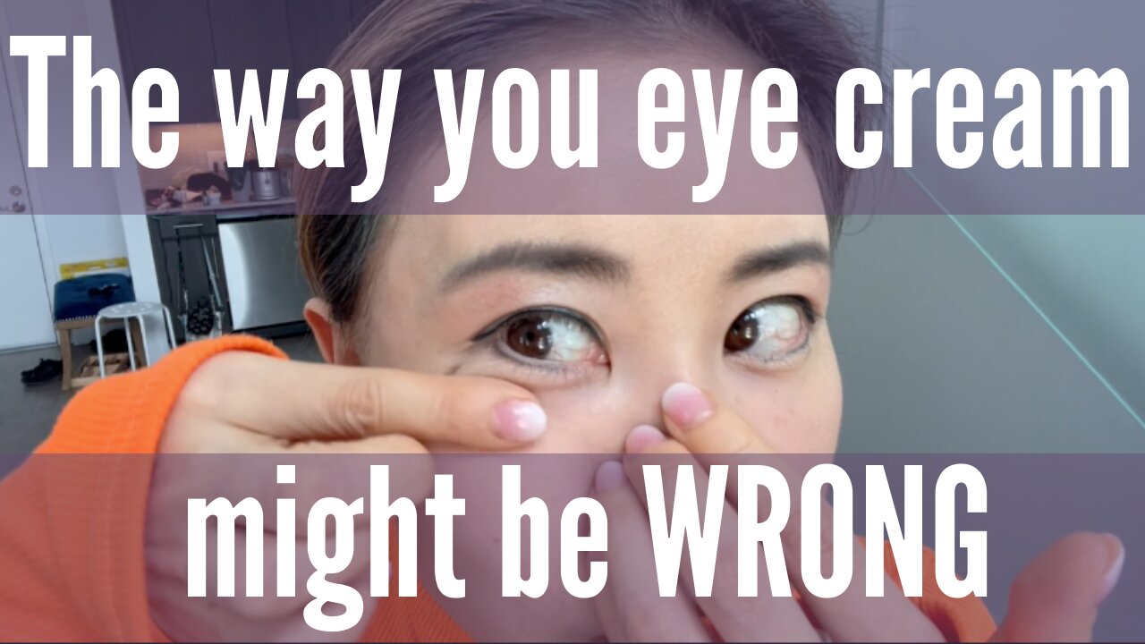 The way you apply eye cream might be wrong | Koko Face Yoga