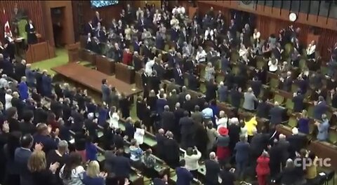 Canadian Parliament gives a standing ovation to a WW2 Nazi, shameful…