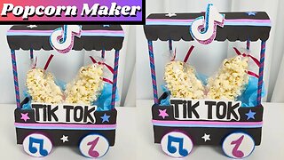 DIY - How to Make TikTok Themed Popcorn Maker to Parties