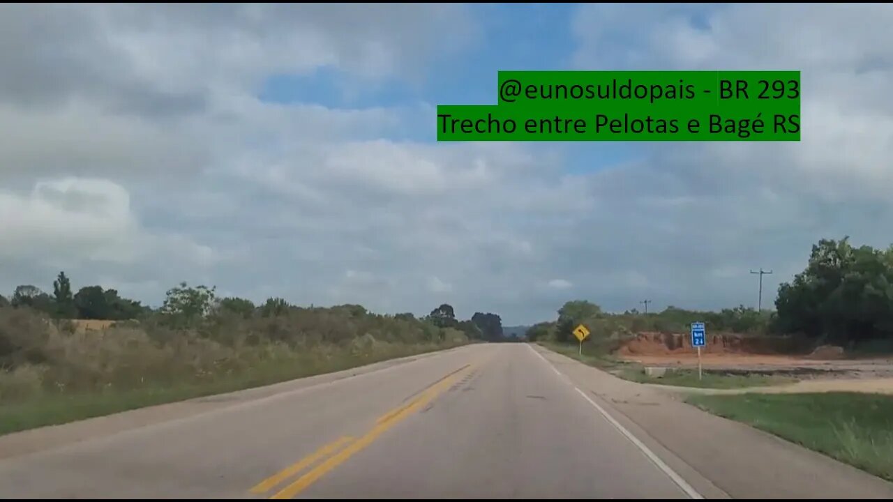 BR 293 Trecho entre Pelotas e Bagé RS