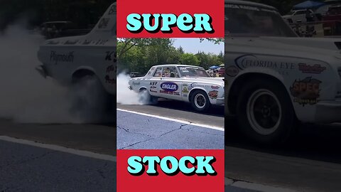 Super Stock Plymouth 426 Wedge Smokey Burnout! #shorts