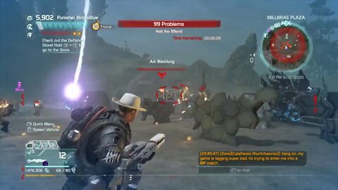 The Punisher in the 1st 99ner Problems Major Ark Fall