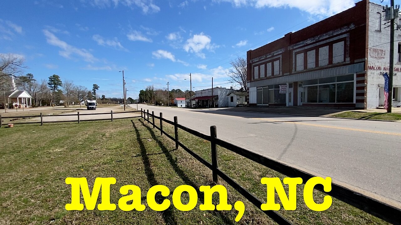 I'm visiting every town in NC - Macon, NC - Walk & Talk