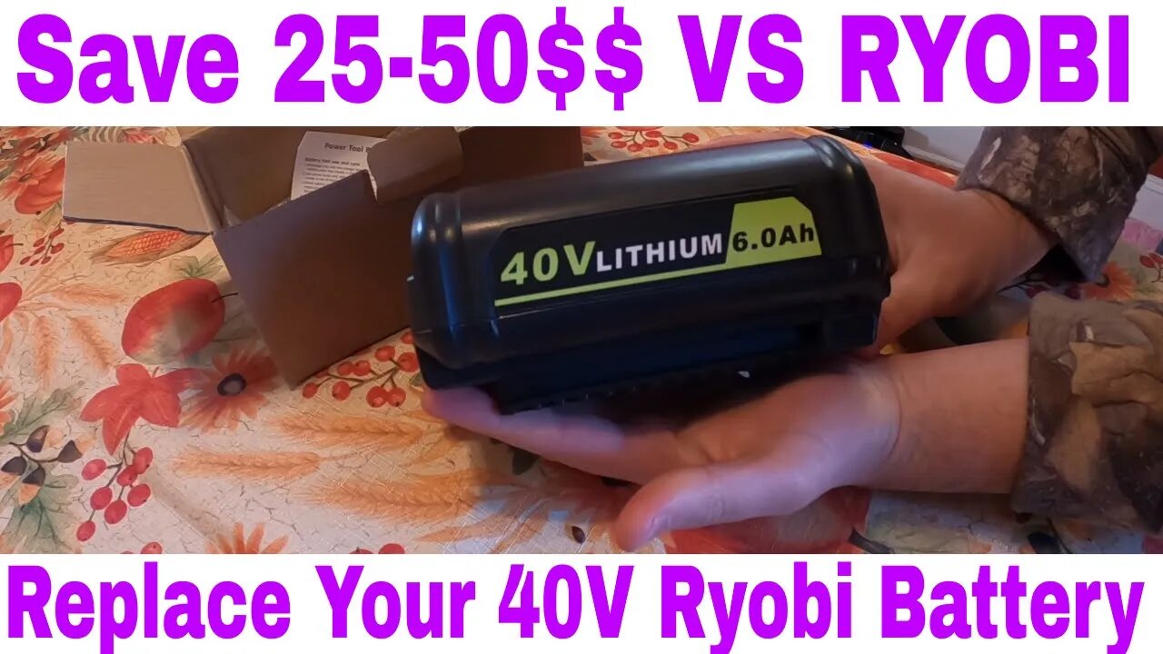 KUNLUN 40Volt Battery Unbox - Test - Review Save Money VS Name Brand 40V Batteries!