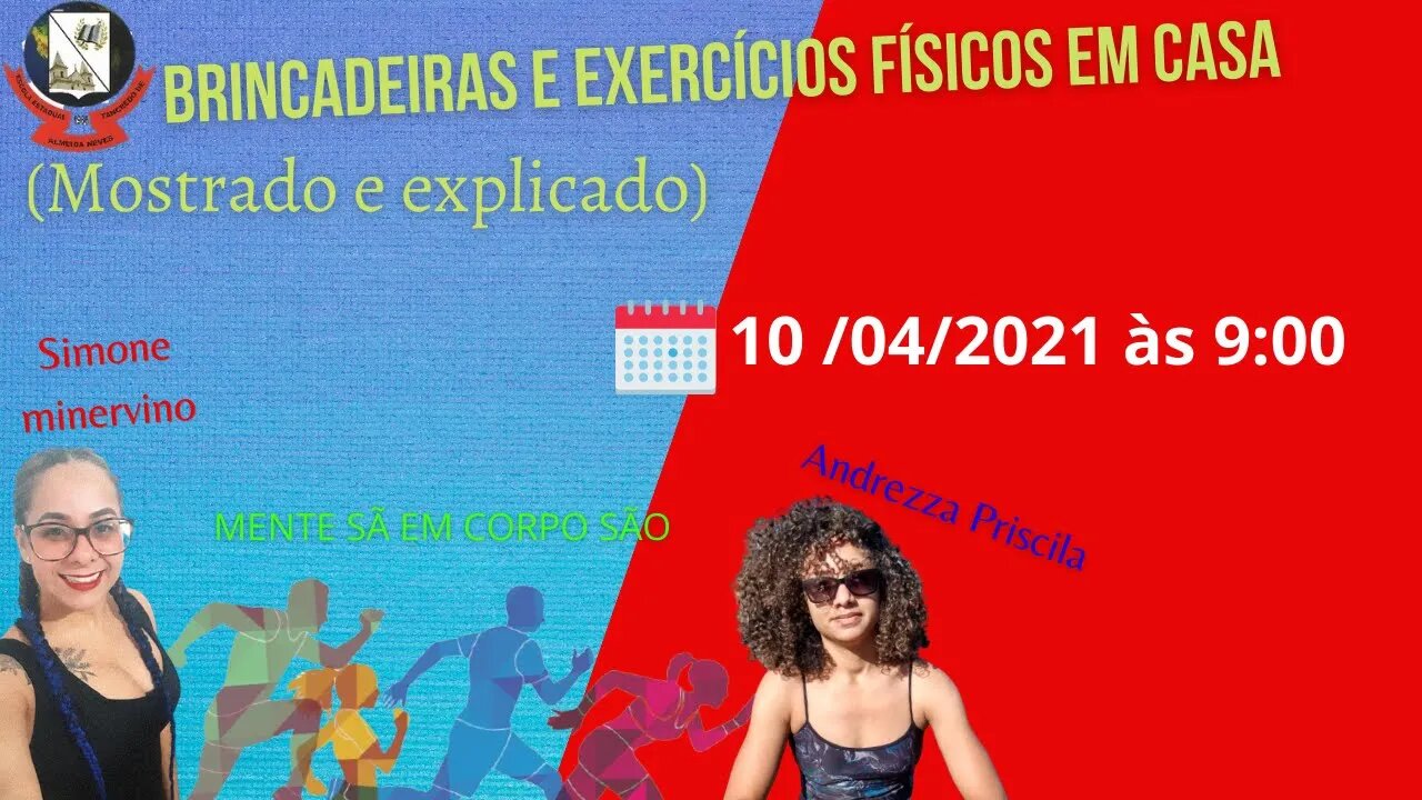 Brincadeiras e exercícios físicos em casa : mostrado e explicado)