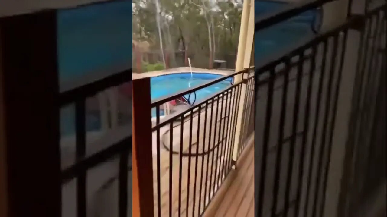 Firefighters in Australia draw water from an unidentified homeowner's pool.#how #viral #fighter