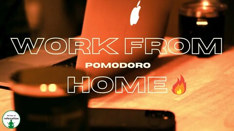 Work from Home with me Pomodoro 25 min | Study with Me | with countdown alarm