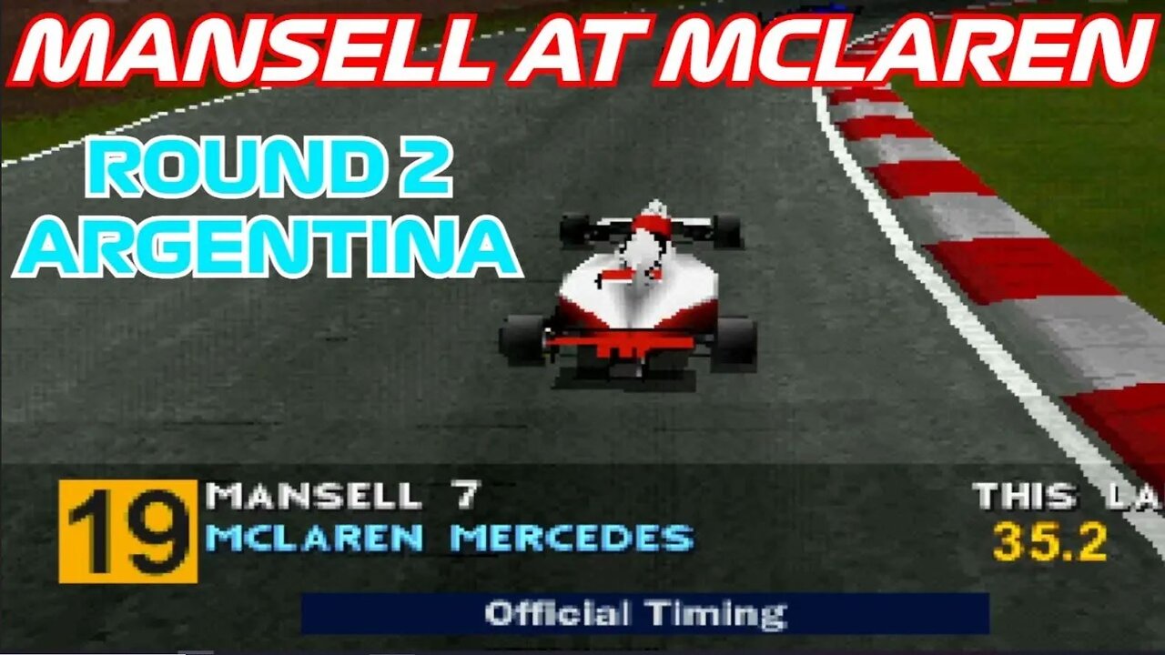 Mansell at McLaren | Round 2: Argentine Grand Prix | Formula 1 (PS1)