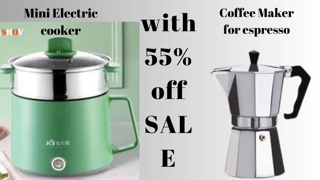 Mini electric cooker & Coffee maker